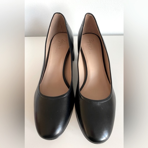 Naturalizer 27 Edit Rebecca Leather Block Heel Pumps - Picture 7 of 10